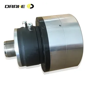 High speed Single piston rotary pneumatic hollow center cylinder with aperture of draw bar diameter 42mm