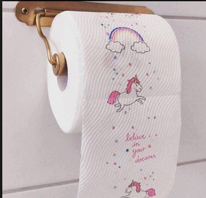 Papier toilette ZEADEER Licorne et Arc-en-ciel, 1 rouleau avec 200 feuilles, 3 plis - Product Image 4