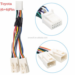 <span class=keywords><strong>Adaptateur</strong></span> d'entrée d'interface AUX pour faisceau de câbles stéréo en Y à 12 broches pour Toyota Camry Corolla Highlander RAV4 <span class=keywords><strong>Yaris</strong></span> 2003-2014 - Product Image 5