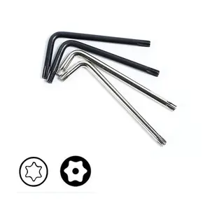 T6 T8 T10 T15 T20 T25 T27 T30 In Lega di Acciaio Temprato Stella di Tipo L Chiave Torx Chiave