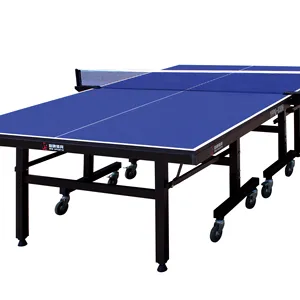 2020 # 工厂alibabaa专业高品质便宜折叠桌折叠室内乒乓球台乒乓球桌中国