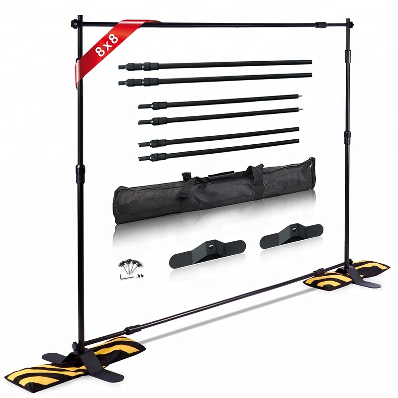 Высококачественная регулируемая стойка для поддержки фона для рекламы