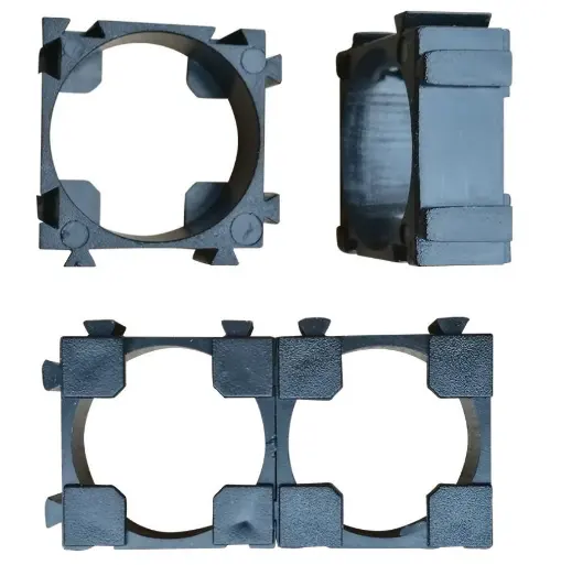 Support plastique pour batteries 3.7 Li-ion, support en plastique, pour support 2P 3P 26650, 26650 V