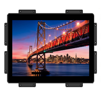 19 inç endüstriyel Full HD LED monitör güneş ışığı okunabilir 4:3 en boy oranı VGA girişi açık çerçeve Video ince direnç ekranı