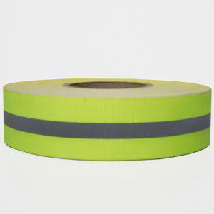 Tiras reflectantes impermeables Oxford para ropa, correas de tela para coser, cinta <span class=keywords><strong>fluorescente</strong></span> reflectante - Product Image 4