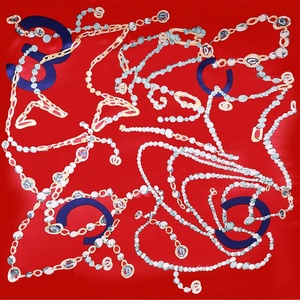 China Fábrica Directamente al por mayor Barato Satén <span class=keywords><strong>Seda</strong></span> Head Wrap Hijab Bufanda Patrón <span class=keywords><strong>de</strong></span> moda Pañuelo cuadrado grande - Product Image 3
