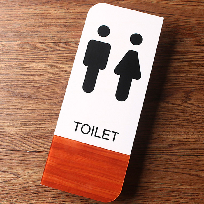 Готов к отправке, индивидуальная акриловая табличка для туалета