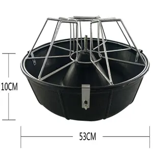 Plastik Babi Feeder Tray Feeding Trough untuk Babi Makan Suplemen Feeder