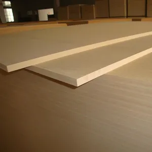 Bois glacé laminé en mélamine 15mm pour meubles, bois mdf de haute qualité