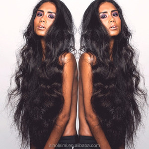 Peluca de cabello indio ondulado, productos nuevos, cabello de larga longitud, suministro de belleza <span class=keywords><strong>sally</strong></span>, cabello indio crudo, peluca completa de encaje, compras en línea, alibaba, uae - Product Image 1