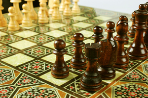 backgammon en schaken <span class=keywords><strong>in</strong></span> houten kist - Product Image 2