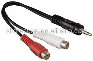 <span class=keywords><strong>Mini</strong></span> prise téléphonique mâle 3.5mm <span class=keywords><strong>vers</strong></span> câble adaptateur audio stéréo 2 <span class=keywords><strong>RCA</strong></span> femelle - Product Image 5