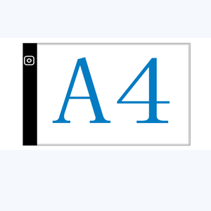 Diamant Peinture <span class=keywords><strong>A4</strong></span> Dimmable LED Tablette Accessoire Acrylique Peint À La Main Outil avec Motif Emballé Dans La Boîte - Product Image 2