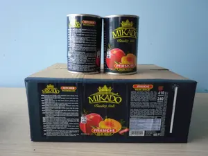 Canned Peaches Mikado Brand Canned Fruit Canned Yellow Peach Halves Cubes Or Slices In Syrup