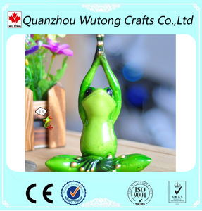 Tượng Ếch Tập Yoga Nhựa Màu Xanh Lá Cây Tùy Chỉnh Bán Chạy - Product Image 2