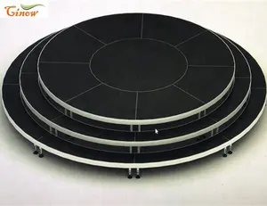 Cinow Factory Supplier Portable Modern Round Stage For Weddingage Stairs