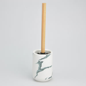 Porte-brosse de toilette en céramique blanche bon marché - Product Image 1