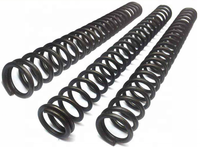 Ressorts de compression industriels en acier inoxydable noir de 3 mm, de différents types, avec bobine longue, zingués, capacité de charge de 25 lb, 36 mm