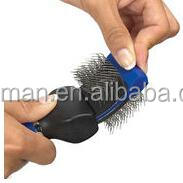 <span class=keywords><strong>Brosse</strong></span> claquette pour chiens et chats, <span class=keywords><strong>brosse</strong></span> pour animaux à poils longs et courts, meilleure pour toilettage des animaux Lange et petits - Product Image 3