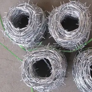 12 # X14 # galvanized barbed wire 4 점 barbed galvanized 강 barbed wire