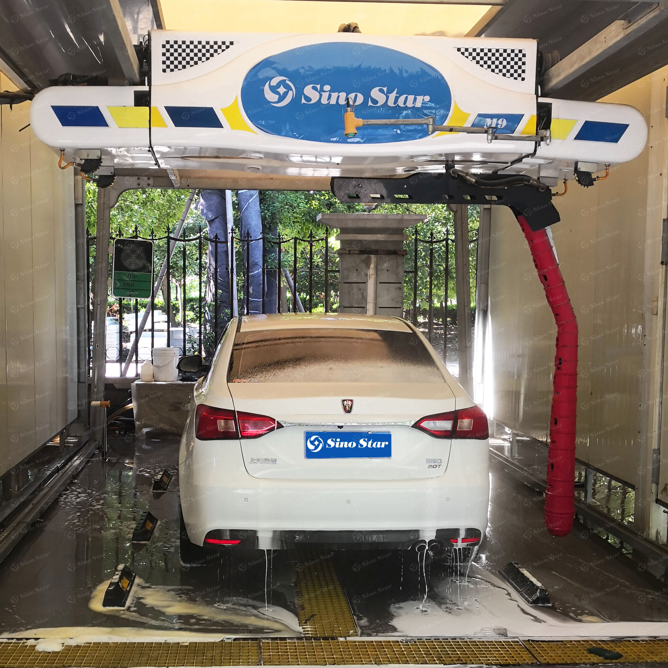 Лучшее качество, бесконтактная Машина для мойки автомобиля, лазерное автоматическое оборудование для мойки автомобиля, цена на продажу с колесной щеткой по желанию M9