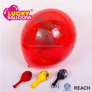 12 pulgadas <span class=keywords><strong>FELICIDADES</strong></span> LO HIZO <span class=keywords><strong>estrella</strong></span> globos de graduación personalizado globo globos de látex de impresión EN71 - Product Image 2