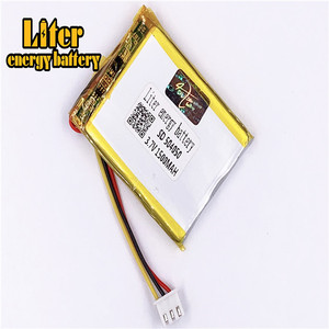Socket 2.5-3 P lithium polymer battery 504050 3.7 V 1500 mah li-polymère battery lipo battery with wire lead - Product Image 1
