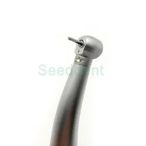 LED Push Button High Speed Dental Handpiece with Single Water Spray / Dental LED E-generator Air Turbine