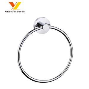 Secador de pelo de latón montado en la pared de estilo moderno, estante de pared de baño duradero, soporte para secador de pelo - Product Image 6