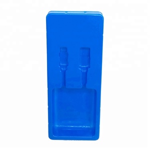 Custom PVC Blue Blister <strong>Tray</strong> for Type C Cable Plastic Packaging Inner <strong>Trays</strong> Blister Box with <strong>Fix</strong> the Product - Product Image 2