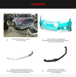 Lèvre de pare-chocs avant en fibre de carbone <span class=keywords><strong>TTRS</strong></span> pour <span class=keywords><strong>Audi</strong></span> <span class=keywords><strong>TTRS</strong></span> <span class=keywords><strong>MK3</strong></span> 8S 2016-2019 - Product Image 6