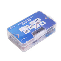 Kit de composants électroniques avec module d'alimentation Résistance Condensateur Potentiomètre LED Kit de bricolage pour composants électroniques Arduino