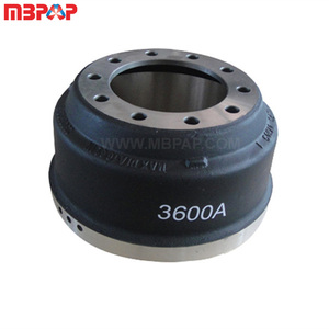 Freno de tambor duradero para vehículos comerciales, tambor de freno de Gunite 3600ax, OEM 1134502 - Product Image 2