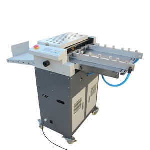 QYH660 Automatische 40-350g Papier gewicht Papier falten & Perforieren & Sticker Schneide maschine Papiers ch neider - Product Image 1