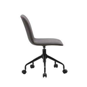 <span class=keywords><strong>Chaise</strong></span> d'ordinateur à dossier moyen de style moderne pour le <span class=keywords><strong>bureau</strong></span> à domicile <span class=keywords><strong>Chaise</strong></span> rembourrée réglable en tissu <span class=keywords><strong>Chaise</strong></span> à usage général - Product Image 2