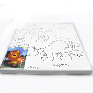 Cina promozionale del commercio all'ingrosso del tessuto logo <span class=keywords><strong>disegno</strong></span> pinze allungato acrilico pittura su <span class=keywords><strong>tela</strong></span> - Product Image 1