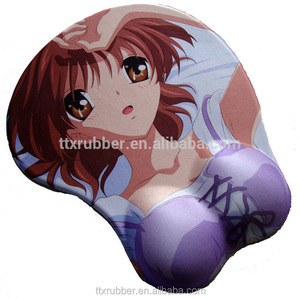 Alibaba expres dongguan top sell 3D resto di Polso Gel seno grande mouse pad - Product Image 1