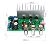 TDA2050 + TDA2030A Subwoofer amplifikatör ses kartı 18Wx2 + 32W 2.1 kanal güç Amplificador ses AMP ev ses sineması