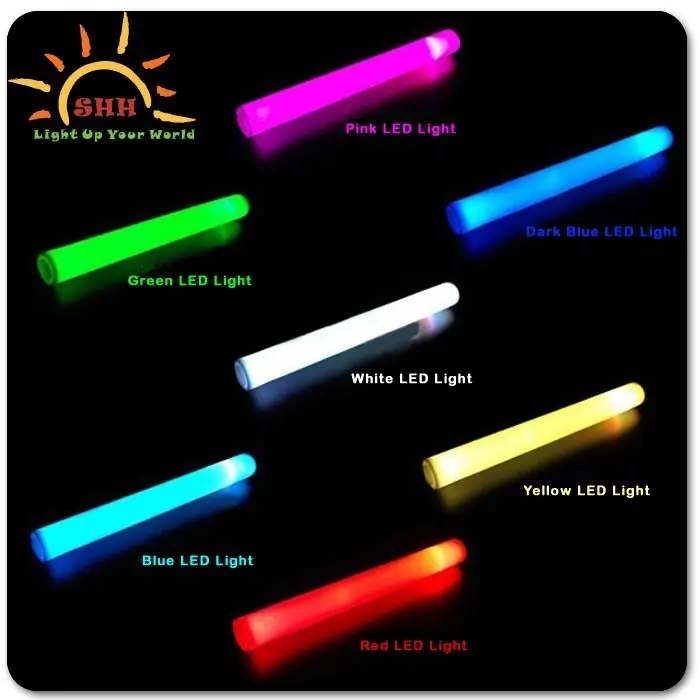 Advertising & Marketing Events glow sticks Colorful LED glowing foam sticks wholesale Light up foam sticks accept custom