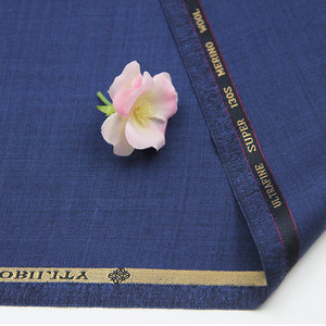 Tela de Sarga Teñida con Hilo 100% Lana Merino, la Más Vendida, para Trajes de Hombre - Product Image 1