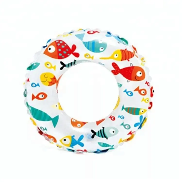 INTEX 59241 Summer Inflatable float Lively Print Swimming Pool Rings Tube