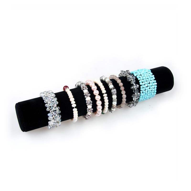 Présentoir Pour Bracelets En Velours Noir - Neuf Avec étiquettes