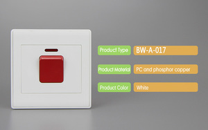 Máy Điều Hòa Không Khí Treo Tường Tiêu Chuẩn Anh <span class=keywords><strong>45A</strong></span> <span class=keywords><strong>DP</strong></span> Công Tắc Điện Gắn Tường Sang Trọng - Product Image 3