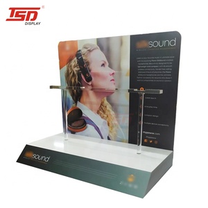 <strong>Custom</strong> Retail Store Shop <strong>Acrylic</strong> Counter Wireless <strong>bluetooth</strong> Headphones Headset <strong>Speaker</strong> Product <strong>Display</strong> Holder <strong>Stand</strong> - Product Image 3