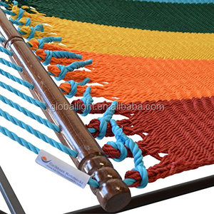 Fábrica del arco iris caribeño hamaca Maya hecha a mano - Product Image 4