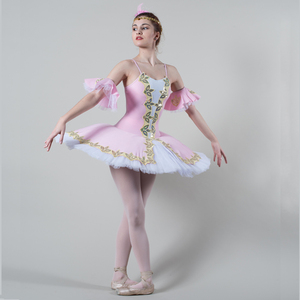 Ballet classique professionnel Tutu avec fleur rose, 2 pièces, vêtements de Performance sur scène, pour femmes adultes - Product Image 1