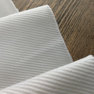 <span class=keywords><strong>Blanc</strong></span> Coton Sergé Tissu En Gros - Product Image 4