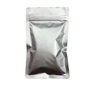 Hot bán unprinted Chất lượng cao nhôm lá bạc màu Ziplock túi cho bao bì thực phẩm