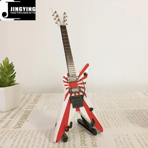 Venta al por mayor Mini instrumentos musicales modelo mini en forma de V y de forma especial modelo de guitarra para cumpleaños/regalo de Navidad