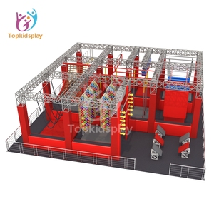 Percorso Ninja Commerciale per Interni, Attrezzatura per Percorso a Ostacoli per Bambini, Percorso Ninja Warrior Cinese, Parco Trampolini - Product Image 3